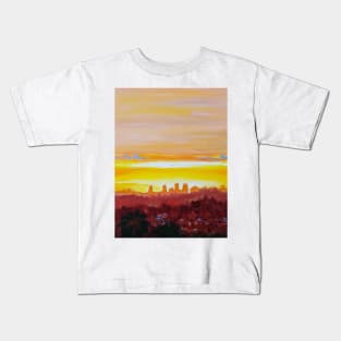 Downtown Sunset Kids T-Shirt